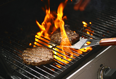 bbq making